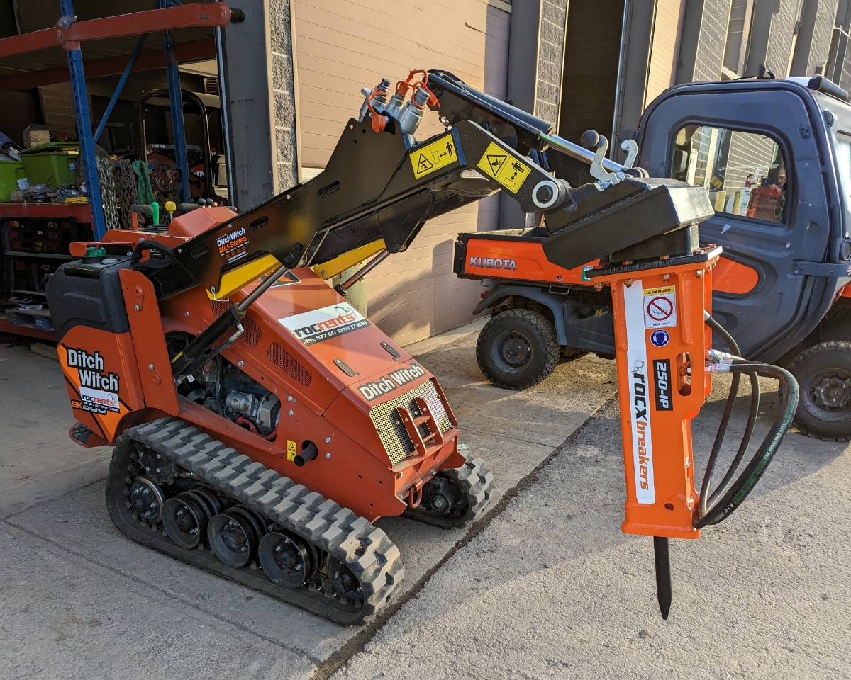 Skid Steer Hydraulic Breakers RocxBreaker IMAGE blog 2 image sept